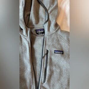 Patagonia Light Gray Full-Zip Jacket